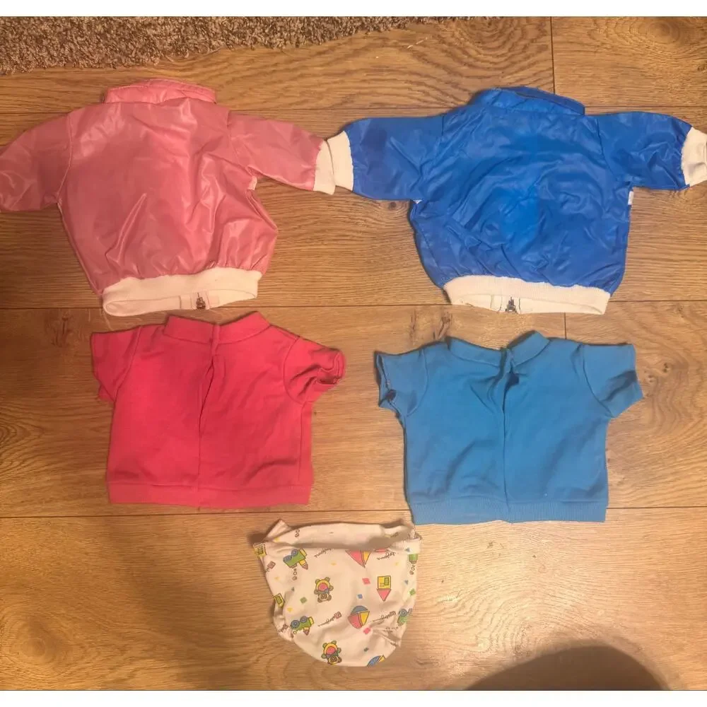 Vintage 1980s Cabbage Patch Kids Colorforms clothing & cloth diaper lot